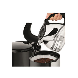 Tefal subito cafetière en acier inoxydable noir
