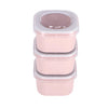 Sunware Sigma Home Boîtes à lunch Ensemble de 3 roses