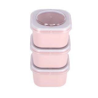 Sunware Sigma Home Boîtes à lunch Ensemble de 3 roses