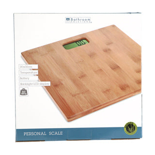 Solutions de salle de bain Solutions de salle de bain Personnes Scale Bamboo 30x30 cm