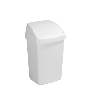 Sunware Delta Recycle Bin avec couvercle swing 25L blanc