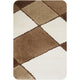 Maison hollandaise Belle tapis de bain 60 x 90 cm brun