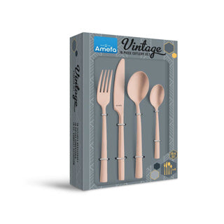 Amefa Amefa Vintage Cutlery Ensemble de cuivre de 16 pièces