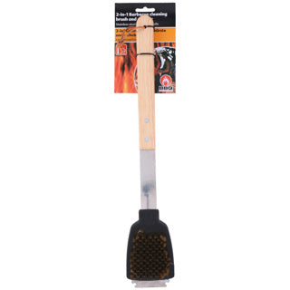Collection BBQ Brosse de collection de barbecue avec Schraper