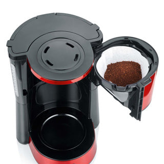 Cafetière Severin 1000W Red Ka 4817