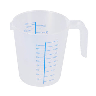 B Mesure tasse 1L Plastic 3asorti