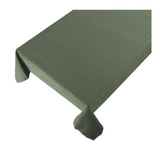 Lin plus de nappes indi armée verte 140 x 250 cm