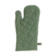 Gant de cuisine en lin plus vert armée indi 18 x 33 cm | 3 pièces