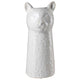 Gusta Vase Leopard Ø10 cm 6 x 26 cm blanc