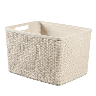 Panier de jute de curver 20 l off blanc