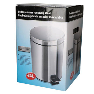 Pédine en acier inoxydable en acier inoxydable 12 litres