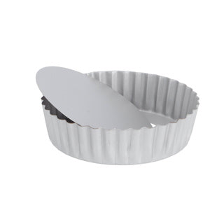 Quiche en argent Patisse Vorm vers le bas en vrac vers le bas de 15 cm
