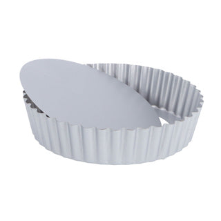 Patisse Patisse Quiche Vorm avec un sol lâche 20 cm argent