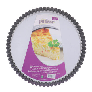 Quiche à l'argent Patisse Vorm avec un sol lâche 28 cm