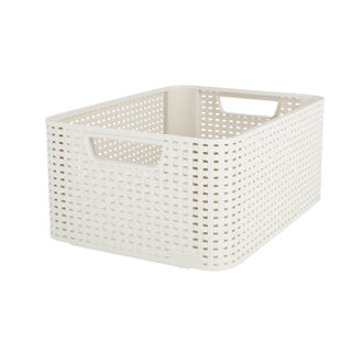 Panier de rangement de style Curver Curver 18L blanc