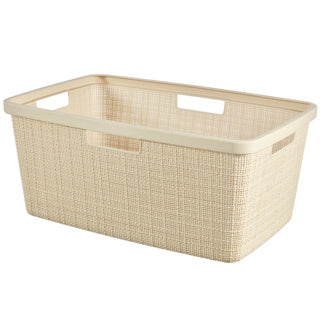 Curver Curver Laundry Basket Jute 46L Cr Egrave;