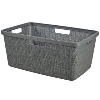 Curver Curver Laundry Panier de jute de jute 46l Gris foncé