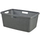 Curver Curver Laundry Panier de jute de jute 46l Gris foncé