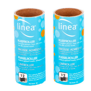 Linea linea adhésif pinceau pour peluches + 2 rouleau de réserve