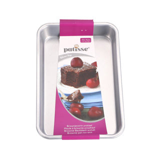 Patisse Patisse Brownie Form 28x18x4 cm argent