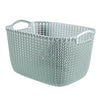 Panier de rangement Curver Curver Knit-look 19L Bleu clair