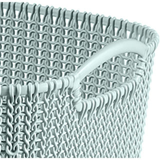 Panier de rangement Curver Curver Knit-look 19L Bleu clair