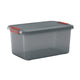 Boîte de stockage Kis K Latch L avec couvercle 43 L transparent