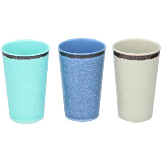 Tasse à boire 400 ml de plastique 3asorti