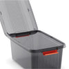 Boîtes de stockage Kis K Latch avec couvercle 14 L transparent
