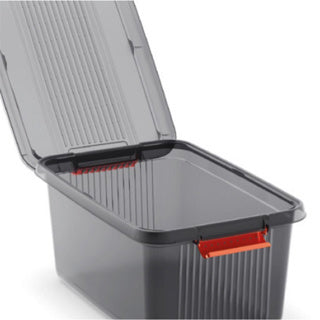 Boîtes de stockage Kis K Latch avec couvercle 14 L transparent