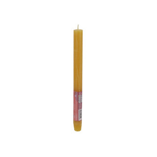Bolsius Bolsius Dîner bougie rustique en nid d'abeille jaune 27 cm