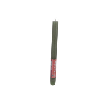 BOLSIUS DIGNER CANDLE RUSTIC OLIVE VERT 27 cm