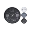 Horloge murale 30,5 cm 3 Assorti Silver