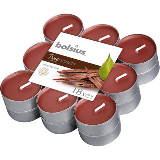 Bolsius True Scents Geurtheights Old Wood 18 pièces