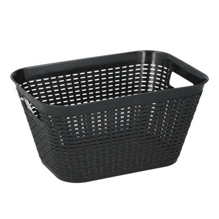 Panier de rangement 29x20x15 cm Assorti gris ou noir