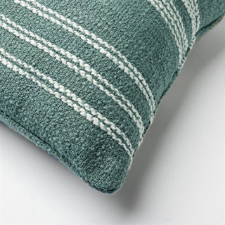 Décor néerlandais coussin décoratif riza 45 x 45 cm à l'arage vert