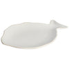 Assiette Gusta poisson 21,5 x 15,2 cm blanc | 2 pièces