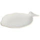 Assiette Gusta poisson 21,5 x 15,2 cm blanc | 2 pièces