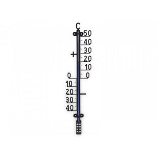 Thermomètre 40 x 10 cm noir