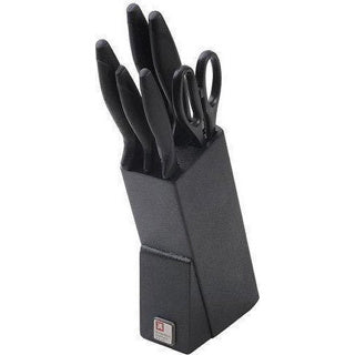Richardson Sheffield Laser Cuisine Couteau Bloc 6 pièces noir