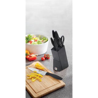 Richardson Sheffield Laser Cuisine Couteau Bloc 6 pièces noir