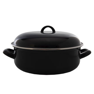 Imperial Kitchen Braadpan Émail noir Ø28 cm 3,5L