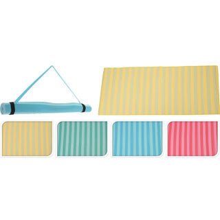 Mat de plage 180x75cm 4 couleurs d'assorti