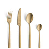 Amefa Manille Vintage Cutlery Ensemble de 16 pièces en or