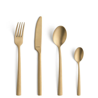 Amefa Manille Vintage Cutlery Ensemble de 16 pièces en or