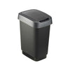 Rotho rotho twist déchet bac 10l noir