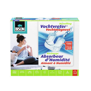 Bison Humidité - Aimation d'humidité du manier Refiltrage sans odor 450gr