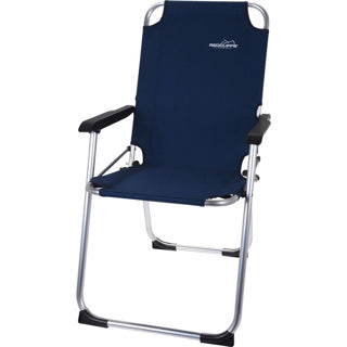 Chaise de camping Redcliffs avec accoudoir Bleu foncé 67x53x90cm