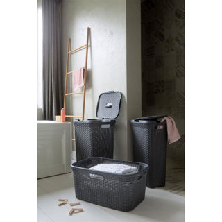 Curver Curver Laundry Basket Style 45 L Anthracite -Colored