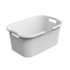 Rotho Rotho Country Laundry Basket 40L White